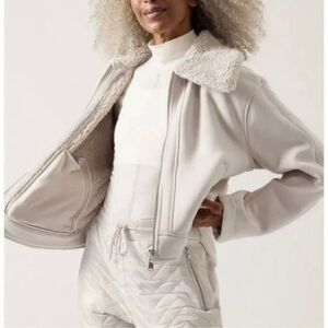 Athleta Westbound Sherpa Full-Zip Soft Long Sleeve Jacket Size 2X